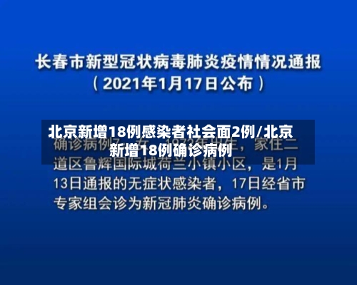 北京新增18例感染者社会面2例/北京新增18例确诊病例