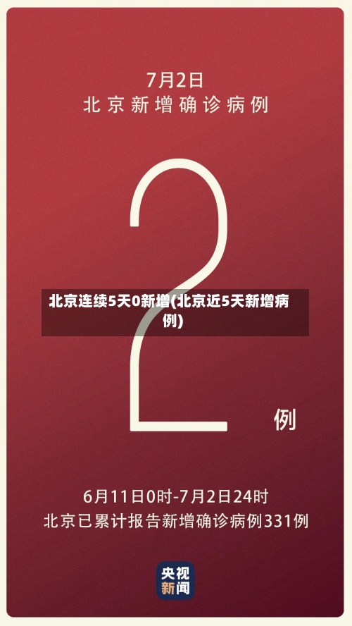 北京连续5天0新增(北京近5天新增病例)
