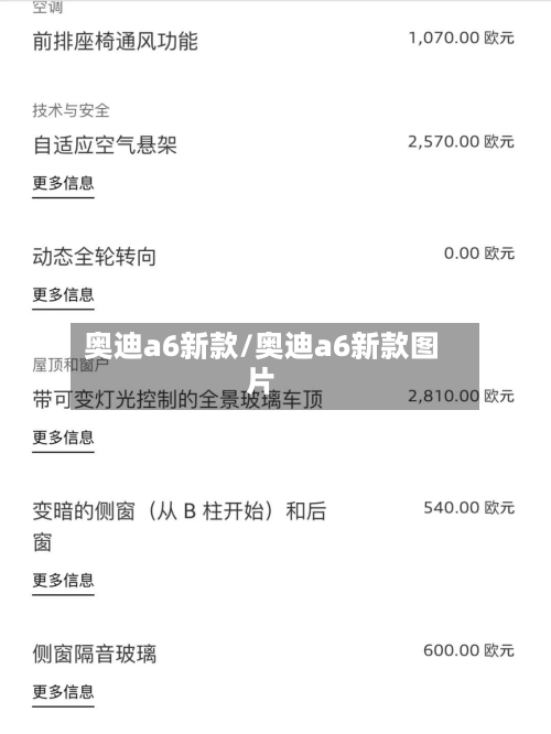 奥迪a6新款/奥迪a6新款图片-第2张图片