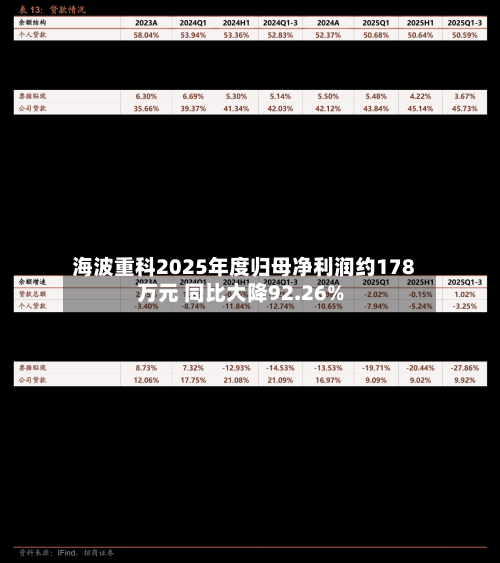 海波重科2025年度归母净利润约178万元 同比大降92.26%-第2张图片