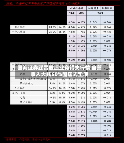 国海证券踩雷股质业务错失行情 自营收入大跌60%断崖式垫底-第2张图片