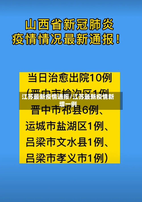 江苏最新疫情通报/江苏最新疫情新增一例