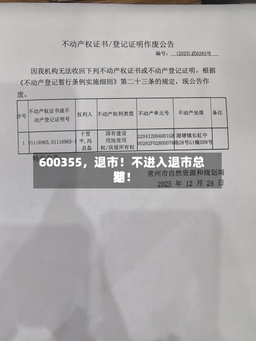 600355	，退市！不进入退市总结期！-第3张图片
