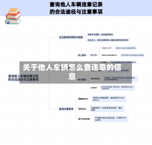 关于他人车辆怎么查违章的信息