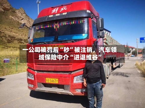 一公司被罚后“秒”被注销，汽车领域保险中介“进退维谷”