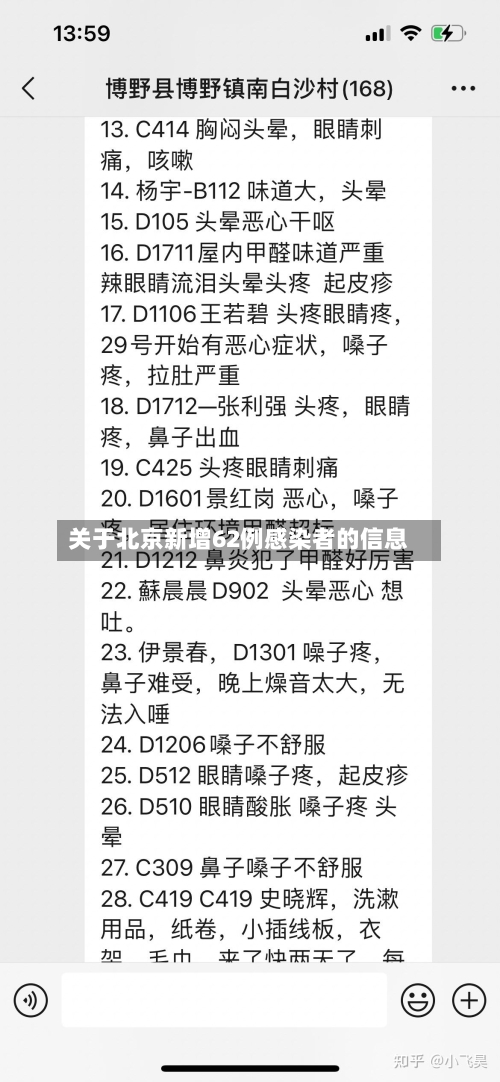 关于北京新增62例感染者的信息-第2张图片