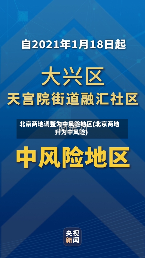 北京两地调整为中风险地区(北京两地升为中风险)-第3张图片