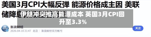 伊朗冲突推高能源成本 英国3月CPI回升至3.3%-第2张图片