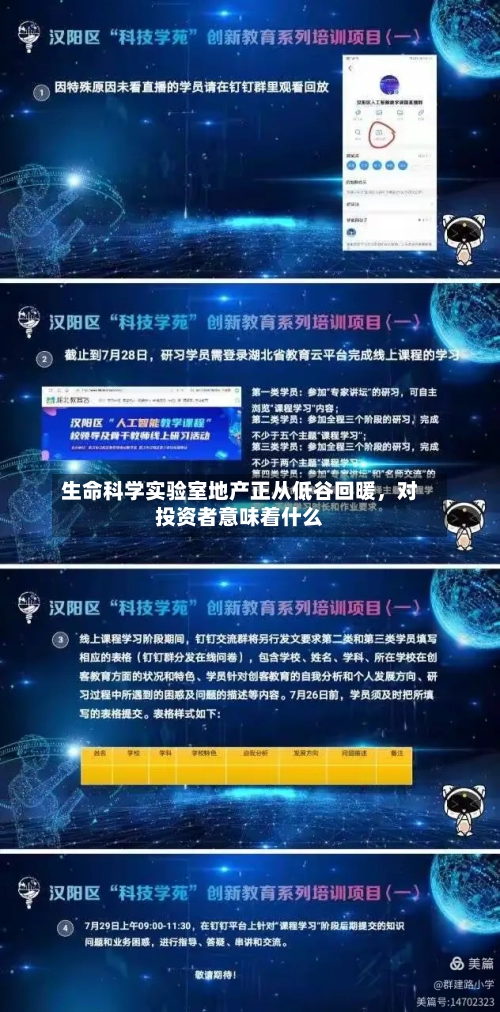 生命科学实验室地产正从低谷回暖，对投资者意味着什么