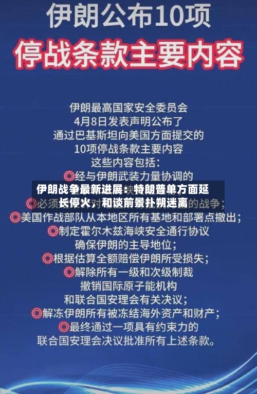 伊朗战争最新进展：特朗普单方面延长停火	，和谈前景扑朔迷离-第2张图片