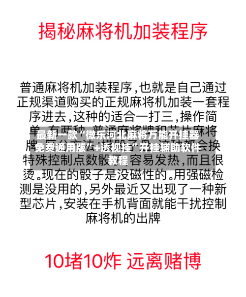 最新一款“微乐河北麻将万能开挂器免费通用版	”+透视挂”开挂辅助软件教程-第2张图片