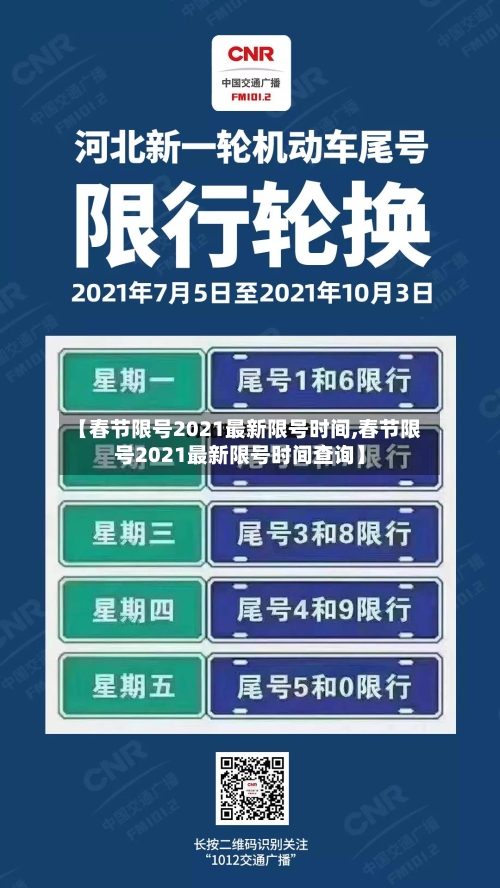 【春节限号2021最新限号时间,春节限号2021最新限号时间查询】-第2张图片