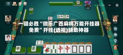 一键必胜“微乐广西麻将万能开挂器免费”开挂(透视)辅助神器-第3张图片