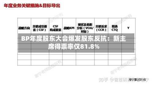 BP年度股东大会爆发股东反抗：新主席得票率仅81.8%-第2张图片