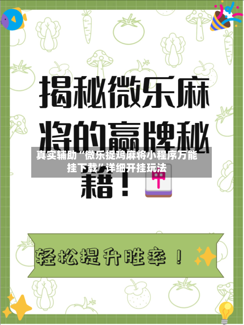真实辅助“微乐捉鸡麻将小程序万能挂下载”详细开挂玩法-第2张图片