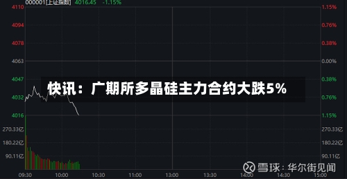 快讯：广期所多晶硅主力合约大跌5%-第2张图片