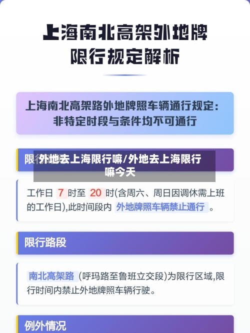 外地去上海限行嘛/外地去上海限行嘛今天-第3张图片