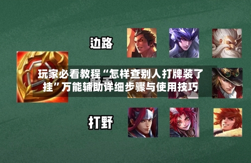 玩家必看教程“怎样查别人打牌装了挂”万能辅助详细步骤与使用技巧-第3张图片