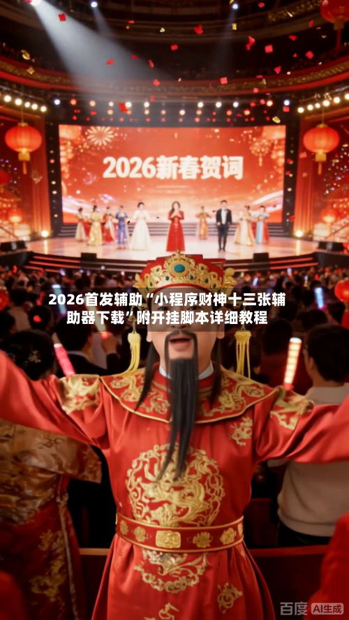 2026首发辅助“小程序财神十三张辅助器下载”附开挂脚本详细教程