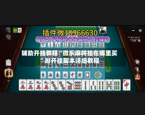 辅助开挂教程“微乐麻将挂在哪里买”附开挂脚本详细教程-第2张图片