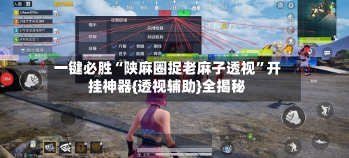 一键必胜“陕麻圈捉老麻子透视”开挂神器{透视辅助}全揭秘-第2张图片