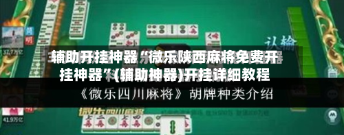 辅助开挂神器“微乐陕西麻将免费开挂神器”(辅助神器)开挂详细教程-第2张图片