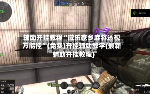 辅助开挂教程“微乐家乡麻将透视万能挂”(免费)开挂辅助教学(最新辅助开挂教程)