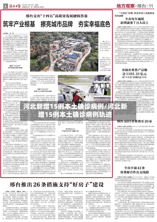 河北新增15例本土确诊病例/河北新增15例本土确诊病例轨迹