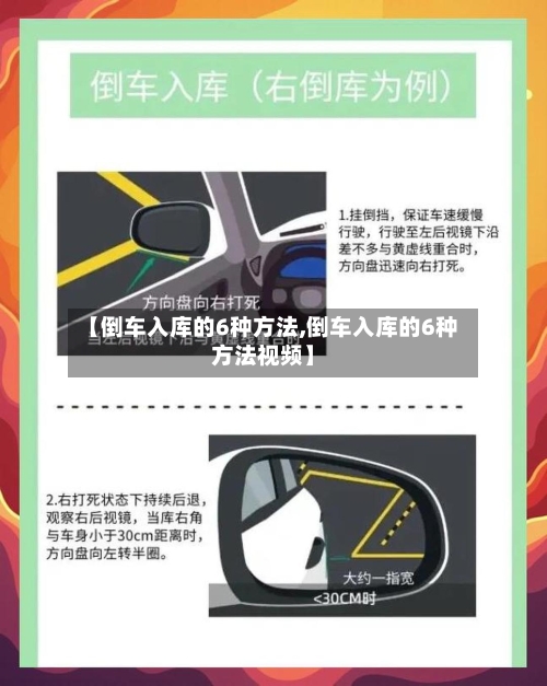 【倒车入库的6种方法,倒车入库的6种方法视频】-第3张图片