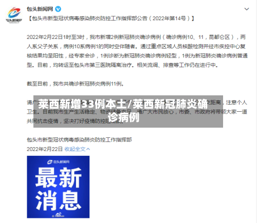 莱西新增33例本土/莱西新冠肺炎确诊病例-第2张图片