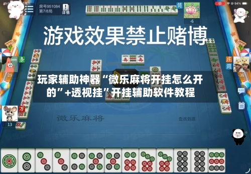 玩家辅助神器“微乐麻将开挂怎么开的”+透视挂	”开挂辅助软件教程-第2张图片