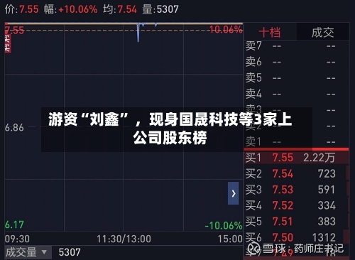 游资“刘鑫” ，现身国晟科技等3家上公司股东榜-第3张图片