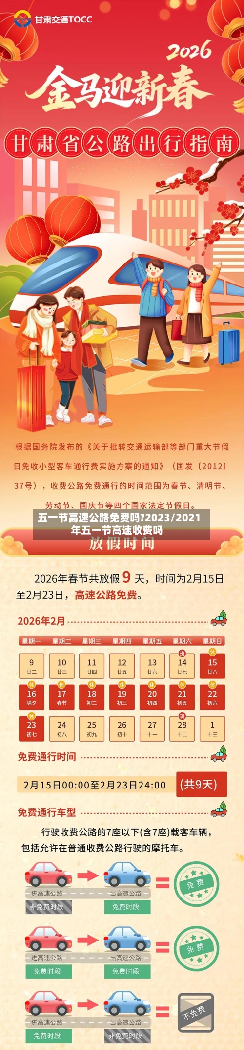 五一节高速公路免费吗?2023/2021年五一节高速收费吗-第2张图片