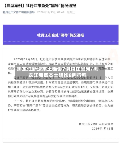 黑龙江新增本土确诊7例均在黑河/黑龙江新增本土确诊8例行程-第3张图片