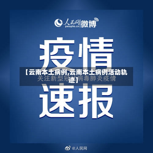 【云南本土病例,云南本土病例活动轨迹】-第3张图片