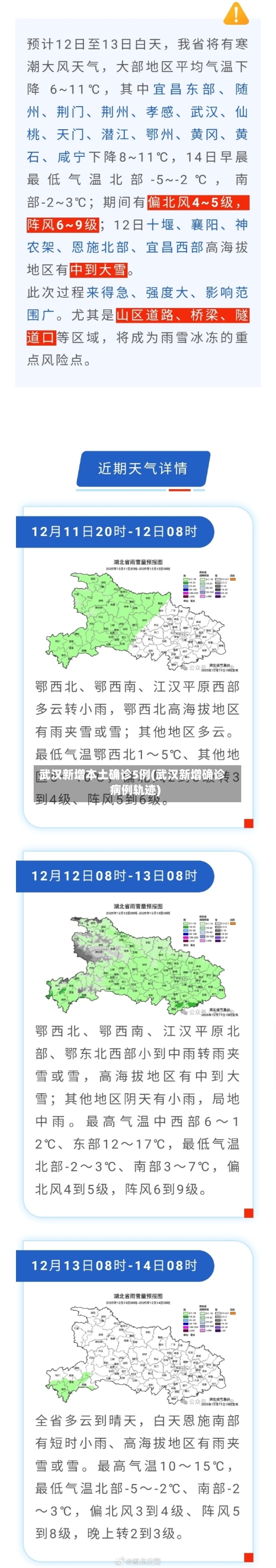 武汉新增本土确诊5例(武汉新增确诊病例轨迹)-第2张图片