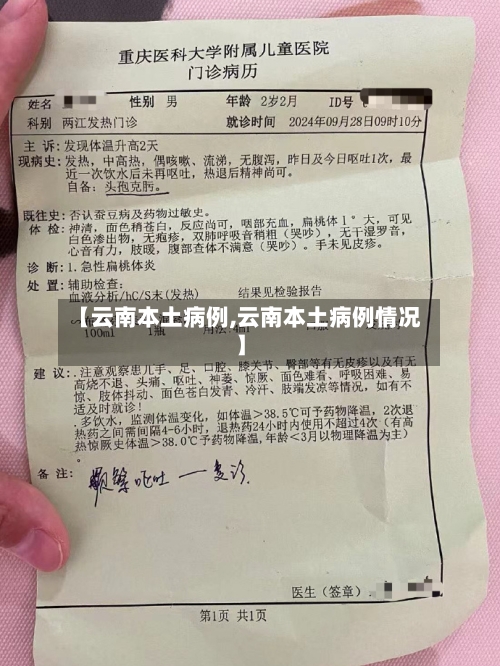 【云南本土病例,云南本土病例情况】