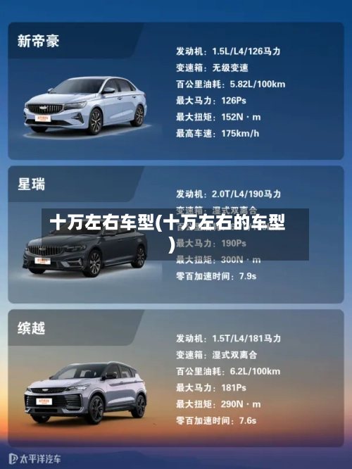 十万左右车型(十万左右的车型)