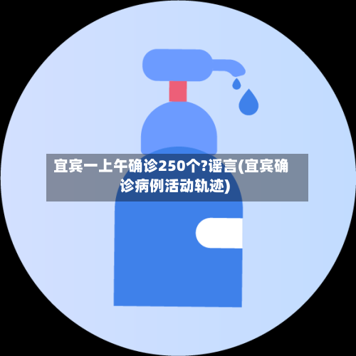 宜宾一上午确诊250个?谣言(宜宾确诊病例活动轨迹)