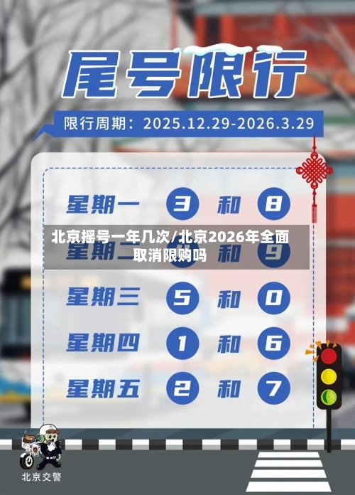 北京摇号一年几次/北京2026年全面取消限购吗