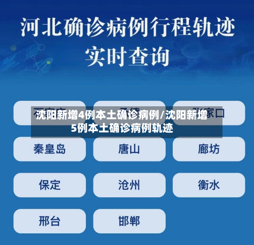 沈阳新增4例本土确诊病例/沈阳新增5例本土确诊病例轨迹-第3张图片