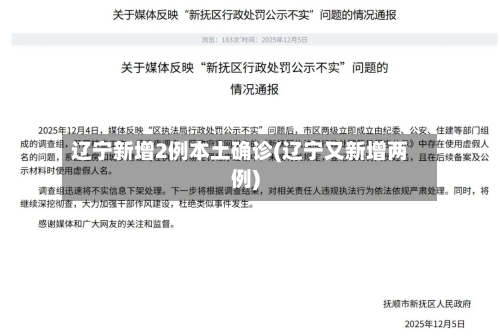 辽宁新增2例本土确诊(辽宁又新增两例)