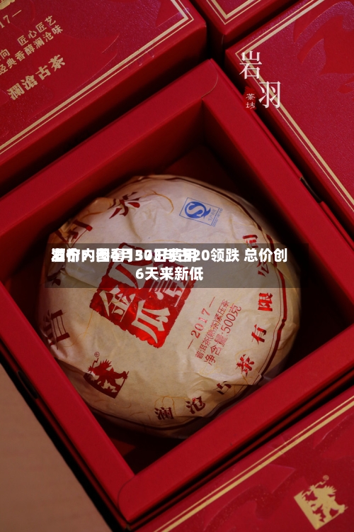 酒价内参4月30日费用发布：国窖1573与古20领跌 总价创6天来新低-第2张图片