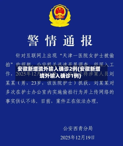 安徽新增境外输入确诊2例(安徽新增境外输入确诊1例)-第2张图片