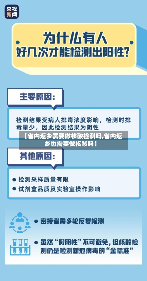 【省内返乡需要做核酸检测吗,省内返乡也需要做核酸吗】-第3张图片