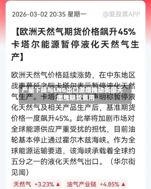 产量下降与LNG出口激增推动美国天然气期货费用上涨-第2张图片