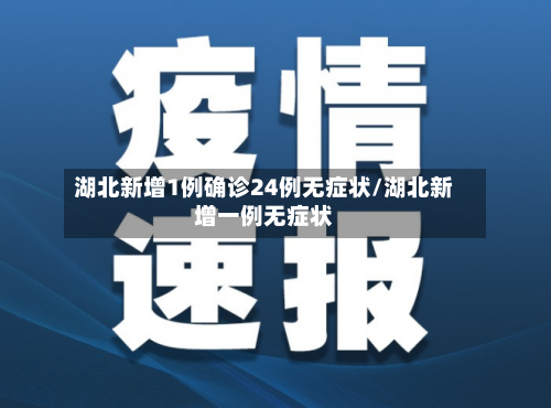 湖北新增1例确诊24例无症状/湖北新增一例无症状