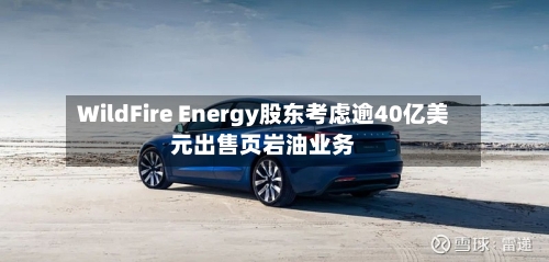 WildFire Energy股东考虑逾40亿美元出售页岩油业务