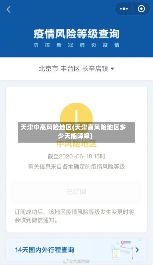 天津中高风险地区(天津高风险地区多少天能降级)-第2张图片