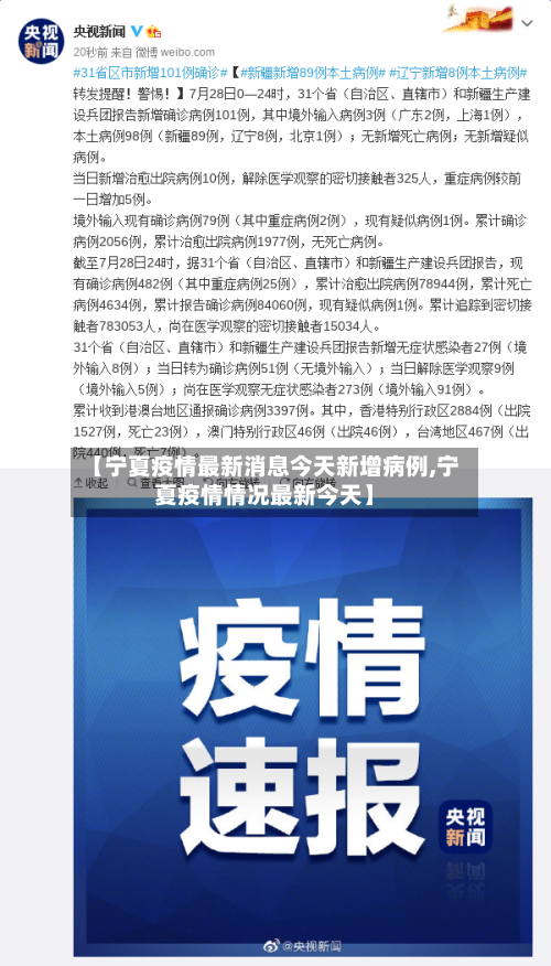 【宁夏疫情最新消息今天新增病例,宁夏疫情情况最新今天】